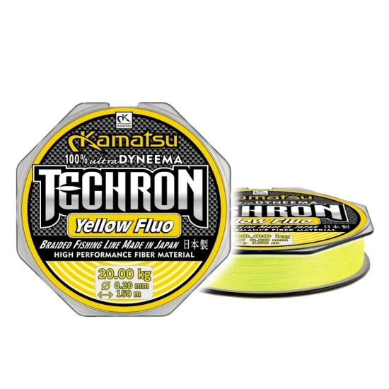 KAMATSU plecionka TECHRON FLUO 0.22mm/150m